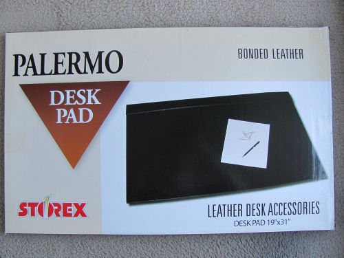 Brand New Storex Palermo Bonded Leather Desk Accessories Desk Pad 19&#034; x 31&#034;