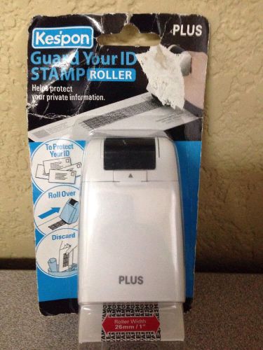 Plus Guard Your ID Stamp Roller Mini White