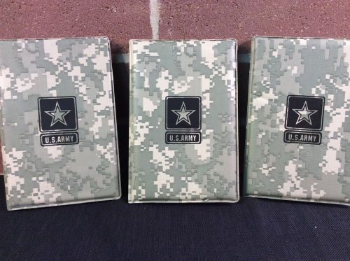 U.S. Army Camouflage 6&#034;x 9&#034; Standard Writing Portfolio Vinyl * New * Make Offer