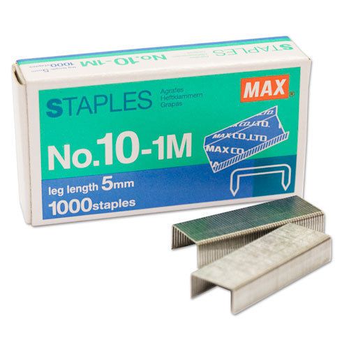 Max Staples for HD-10FL 1000 Pack - 10-1M Free Shipping