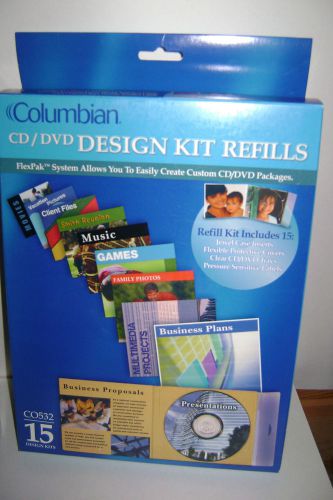 Columbian CD/DVD (15) Design Kit Refills CO532