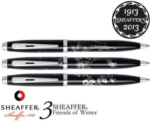 Sheaffer 100 3 Friends of Winter, All 3 Designs Ballpoint Pen Set 54361-2