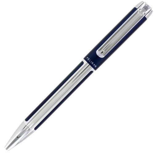 Pelikan Pura Series Blue &amp; Silver Ballpoint Pen - 954990