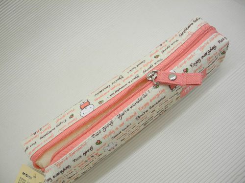 Pink Miffy is our friend pencil bag 200mmx45mmx45mm(China)