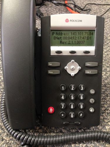 Polycom SoundPoint IP330 SIP Business Phone 2201-12330-001 w/ stand
