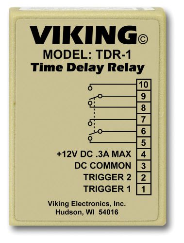 New viking viki-vktdr1 viking time delay relay for sale