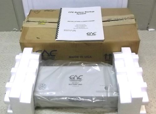 New in box Carrier Access CAC #003-0114 48 Volt Battery Unit BackUp  W/Manual