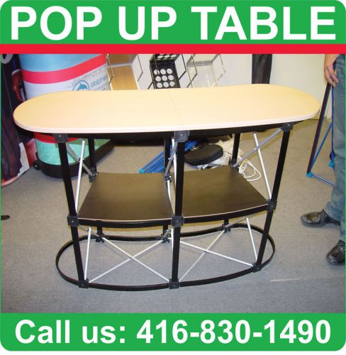 NEW Trade Show Pop Up COUNTER Stand PODIUM Booth TABLE