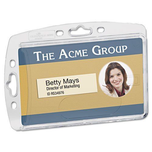 Durable 8005/8012/8268 Replacemt Id Card Holders - Horizontal, Vertical (890519)