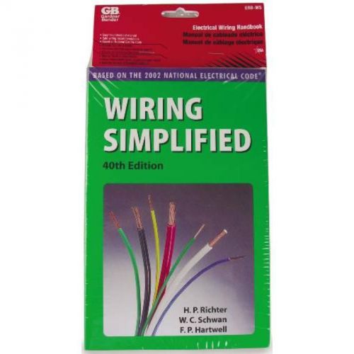 Wiring Simplified Electrical Reference Book ERB-WS Gardner Bender ERB-WS
