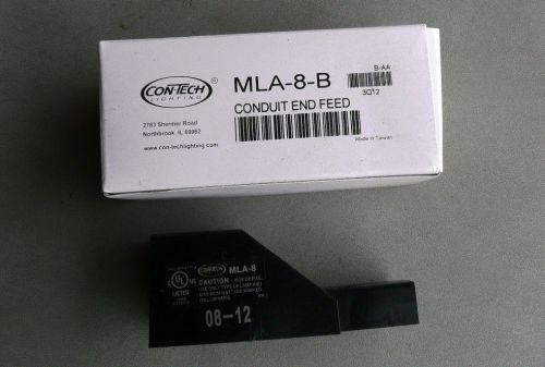 Con-Tech Lighting MLA-8 B Symphony Conduit End Feed (Black)