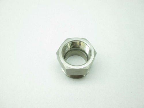 New 316l sanitary pipe adapter 1-1/4 in npt to 1-1/2 in tri-clamp d438601 for sale