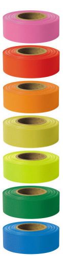 SizeRite Pocket Roll Flagging Tape 3/4in x 100ft  Glow PINK - full case of 144