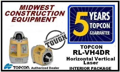 Topcon rl-vh4dr vertical/horizontal laser - interior package - new for sale