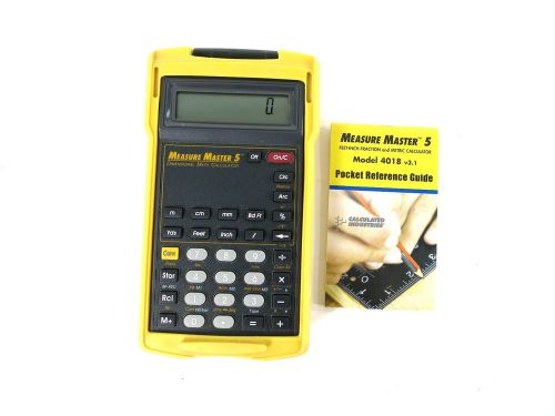Calculated Industries Measure Master 5 Construction Calculator Engineers NICE!