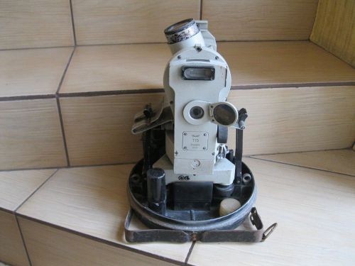 Vintage Optical Theodolite T-15 USSR Russian Surveyor Transit Level Box  /E36