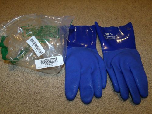 wells lamont gloves pvc 174L blue