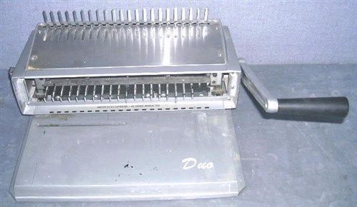 Duo cerlox comb punch &amp; binding machine for sale