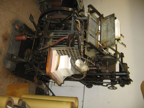 Kluge letter press 12x18 auto feed with numbering