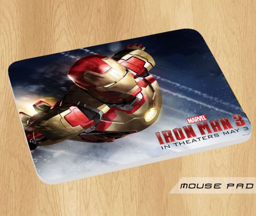 Iron Man 3 Movie Poster New Mouse Pad Mat Mousepad Hot Gift