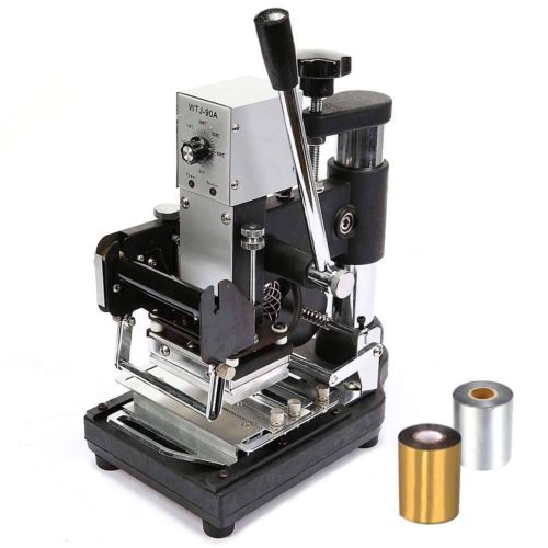 Stamping machine hot foil heat up quickly with 2 foil paper craft box gilding for sale