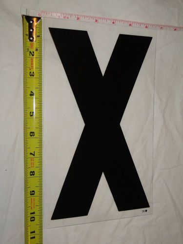 Replacement Plastic Letter for Outdoor Marquee Portable Sign Plastic 11 inch &#034;X&#034;