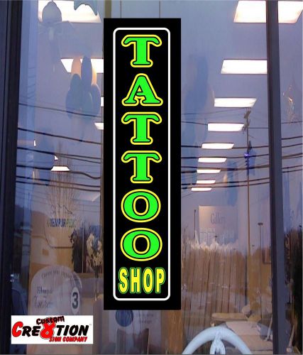 Led light box sign - tattoo shop - 46&#034;x12&#034; window sign, colorful bright signs for sale