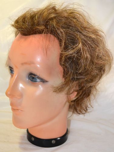 VTG Mannequin Head Cosmetology Styler Leo Baby Austria Great Shape Human Hair