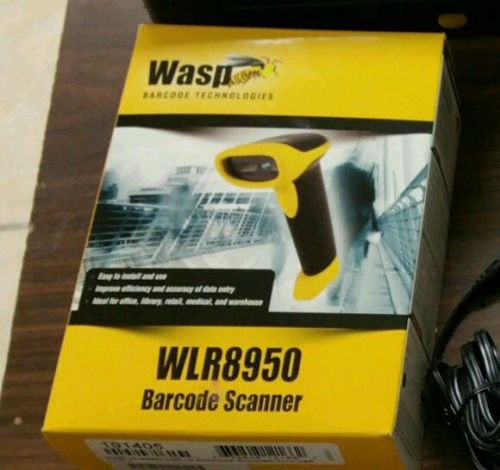 *PERFECT* Wasp WLR8950 CCD LR Barcode Scanner w/ 6&#039; USB Cable