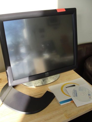 AS-IS ** Elo ET1715L 17&#034; LCD Touch Screen Desktop Monitor ET1715l-7cwb-1-gy-g