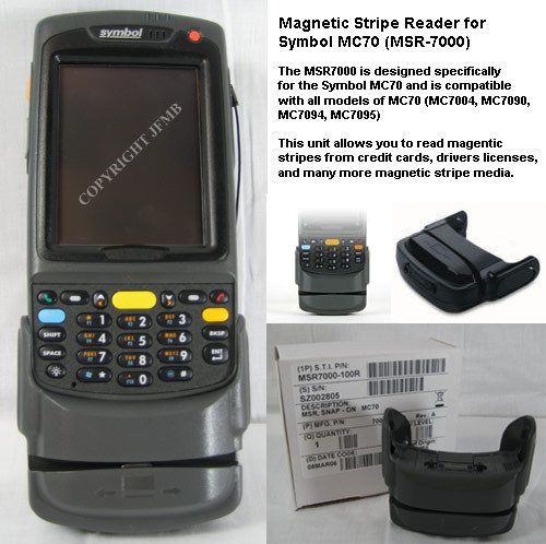 Symbol Motorola MC70 MC75 Credit Card Stripe Reader MSR7000-100R MSR Swipe CC