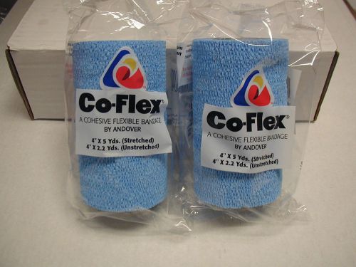 Co-Flex Bandages  - 4 inch X 5 yards - ( 2 )  Light Blue