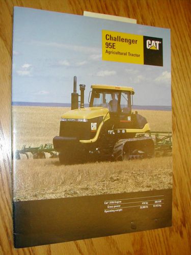 CAT Caterpillar 95E CHALLENGER AGRICULTURAL TRACTOR SALES BROCHURE 15 PAGES 1998