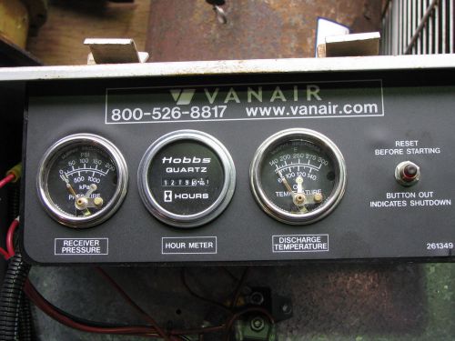 Vanair 185cfm UDEC Rotary Compressor, Sullair, Truck Mount, PTO drive