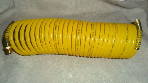200 psi   FAST STORE COILED AIR HOSE 1/4&#034; O.D.  Brand new NEW 25 Feet !