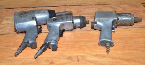 3 air tools pneumatic impact wrench Rockwell 2211 SP-2000 Matco MT1721 tool lot