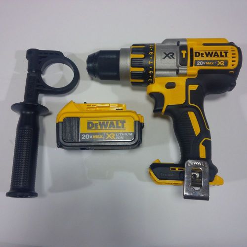 New dewalt dcd995 20 volt max brushless cordless hammer drill + dcb204 4.0ah for sale