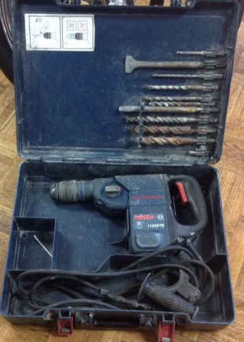 Bosch boschhammer corded electric rotary hammer drill - 11236vs extras sds plus for sale