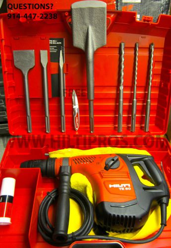 Hilti te 50 rotary hammer dril,brand new,free bits&amp; chisels, made in germany for sale