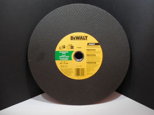 DeWalt 12 inch High Performance Cut off Wheel - DW8026