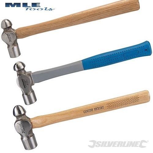Silverline ball pein hammer hammers fibreglass hardwood hickory 8 16 24 32 40 oz for sale