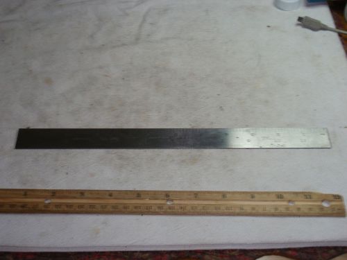 Brown &amp; sharpe 599-311-1204 tempered rule, 12&#034; length 4r 8th - 1/64th for sale
