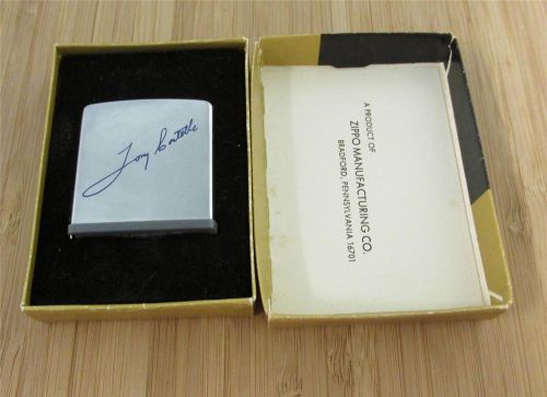 Zippo Signed Chrome Finish Pocket Measuring Tape  ~ 1-G5537