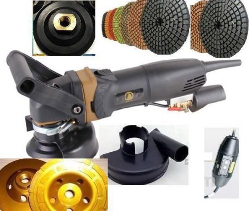 5 inch wet variable speed polisher 5&#034; best quality 16 pad cup concrete stone for sale