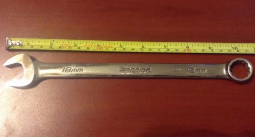 Snap-on 12point 18mm combination wrench. metric  oexm180b for sale