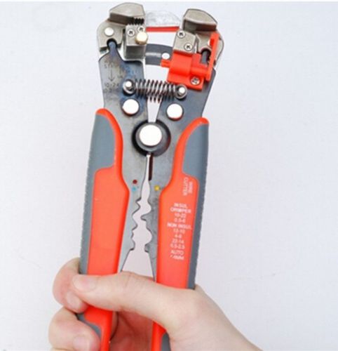 New Orange Automatic Wire Stripper with Crimper Home Electrical Tools Pliers-Y