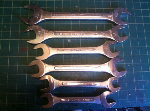 sk s-k open end metric wrench set 20-32 mm 6 peice