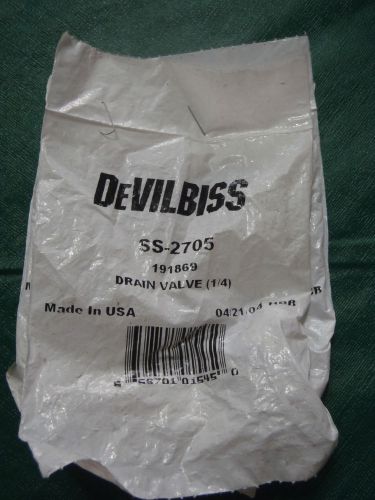 devilbiss p/n SS-2705 ,191869 drain plug (1/4&#034;)