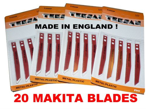 MAKITA/ TEKSAN JIGSAW BLADES AT A CRAZY PRICE !   MADE IN ENGLAND - PACK OF 20 !
