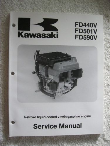 KAWASAKI FD440V, FD501V, FD590V LIQUID COOLED GAS ENGINE WORKSHOP SERVICE MANUAL